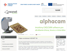 Tablet Screenshot of nexnet.sk
