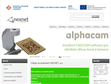 Tablet Screenshot of nexnet.cz
